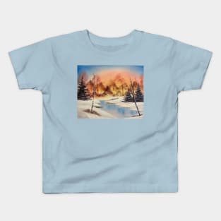 Winter Stillness Kids T-Shirt